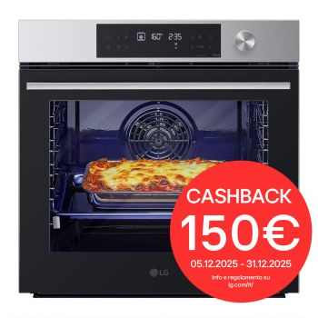 Foto frontale del forno LG WSED7613S con cashback